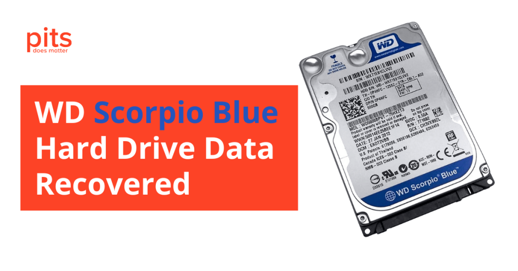 Data Recovered From Not Recognized WD Scorpio Blue Hard Drive