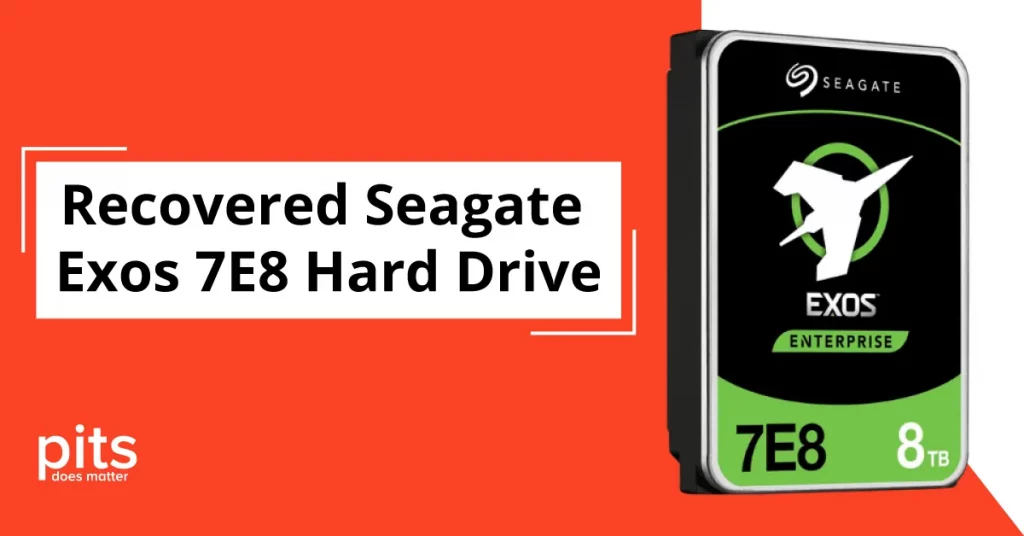 Recovered Business files from Seagate Exos 7E8 Hard Drive
