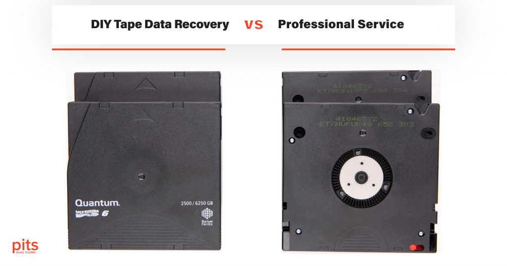 DIY Tape Recovery vs. Professional Service