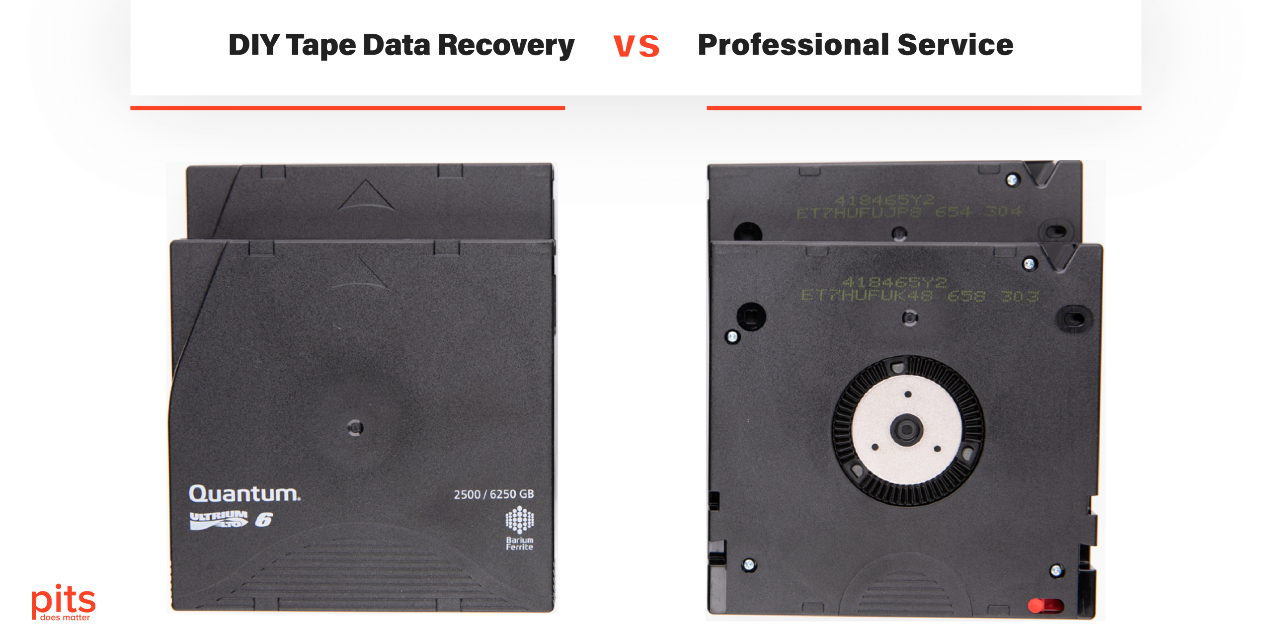 DIY Tape Recovery vs. Professional Service