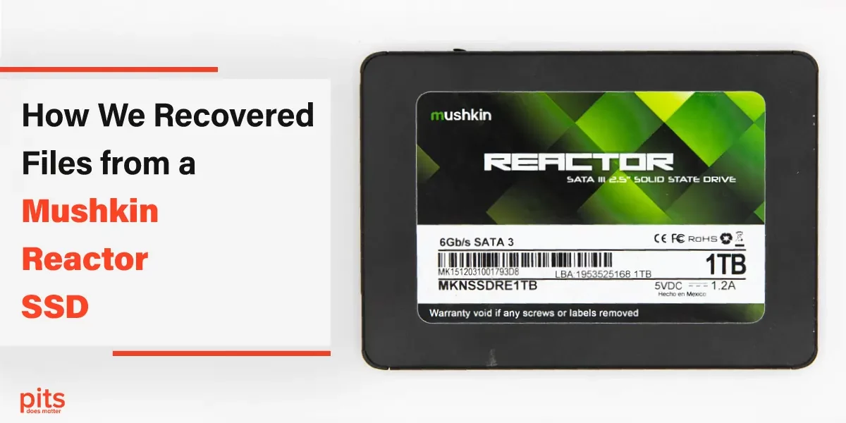 How We Recovered Files from a Mushkin Reactor SSD