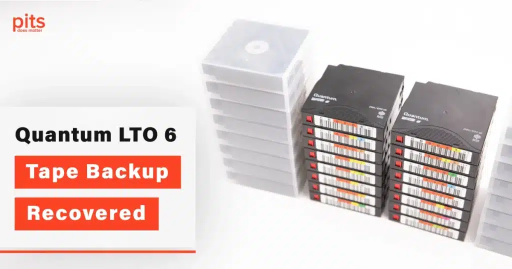Quantum LTO 6 Tape Backup Recovered