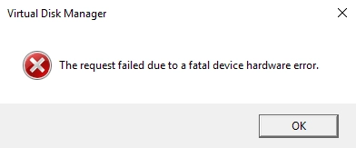 Fatal-Device-Hardware-Error