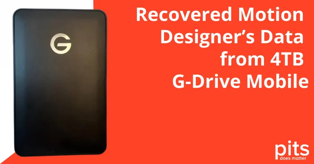 G Drive Mobile External Drive Recovery