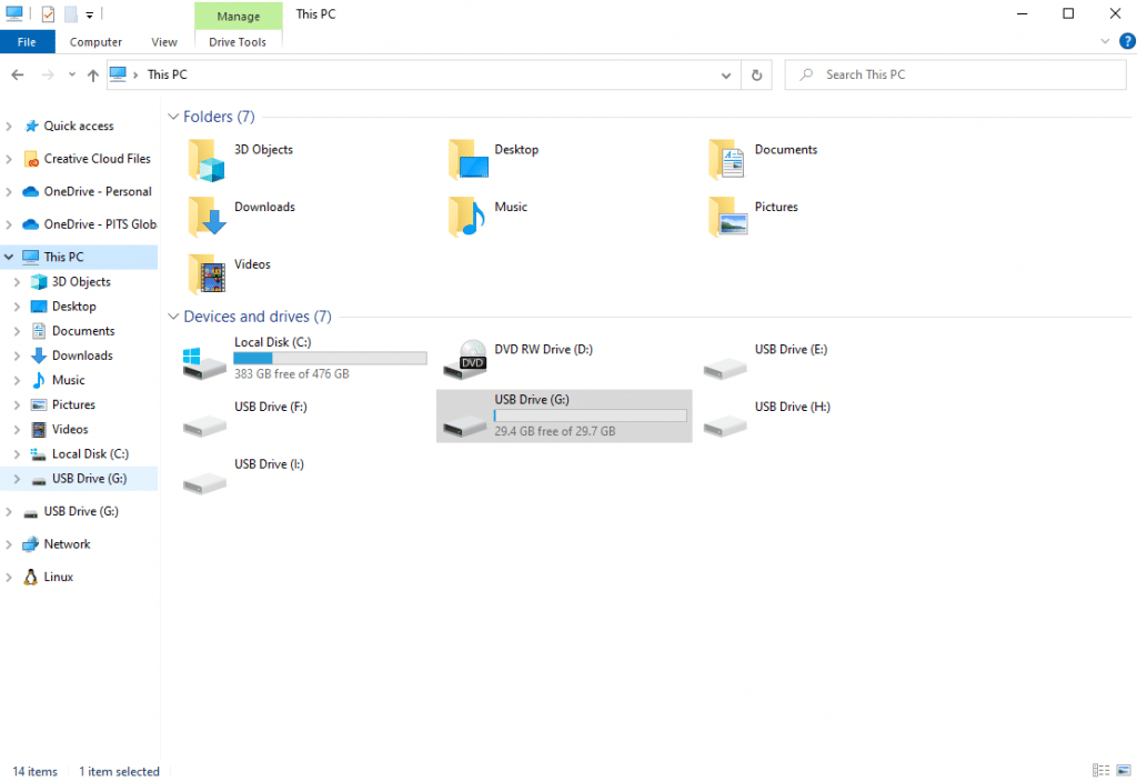 SD Card in My Computer