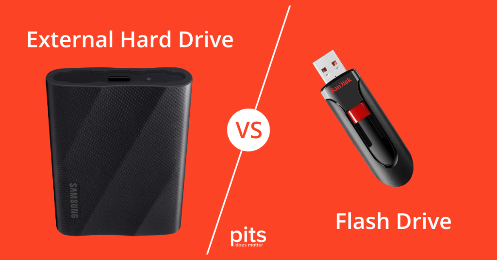 External Hard Drive vs. Flash Drive