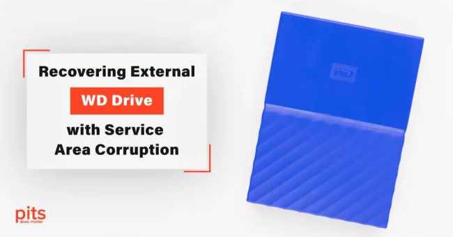 Recovering External WD Drive with Service Area Corruption